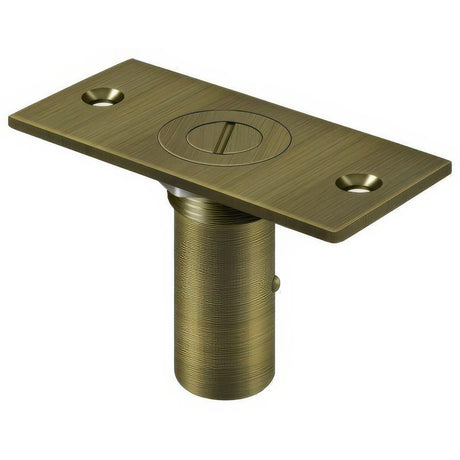 Deltana SPDP35SU5 SPDP35 3-1/2" Dust Proof Strike with Safety Lock Antique Brass