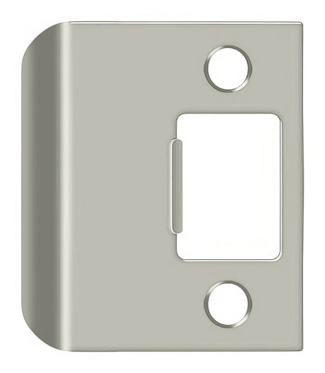 Deltana SPE200U15 satin nickel extended lip strike plate