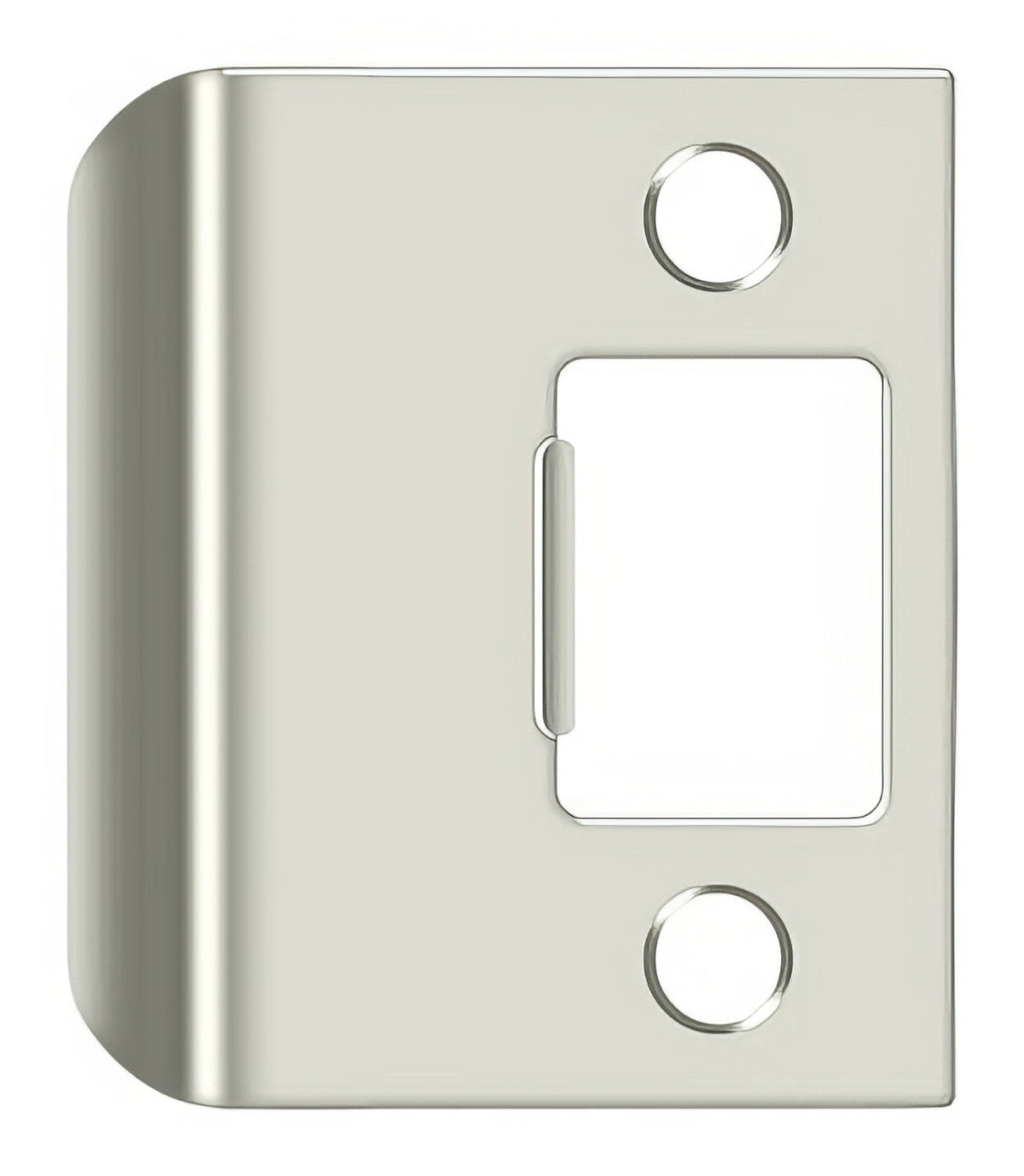 Deltana SPE200U14 SPE200U 2" x 2-1/4" Extended Lip Strike Plate Bright Nickel