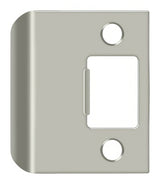 Deltana SPE200U15 SPE200U 2" x 2-1/4" Extended Lip Strike Plate Satin Nickel