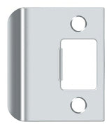 Deltana SPE200U26 SPE200U 2" x 2-1/4" Extended Lip Strike Plate Bright Chrome