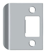 Deltana SPE200U26D SPE200U 2" x 2-1/4" Extended Lip Strike Plate Satin Chrome
