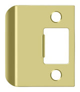 Deltana SPE200U3 SPE200U 2" x 2-1/4" Extended Lip Strike Plate Polished Brass