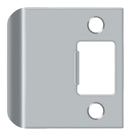 Deltana SPE225U26D satin chrome extended lip strike plate