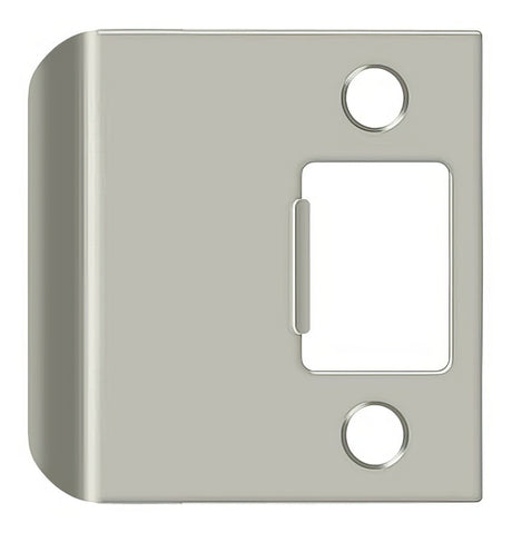 Deltana SPE225U15 satin nickel extended lip strike plate