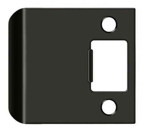 Deltana SPE250U10B oil rubbed bronze extended lip strike plate