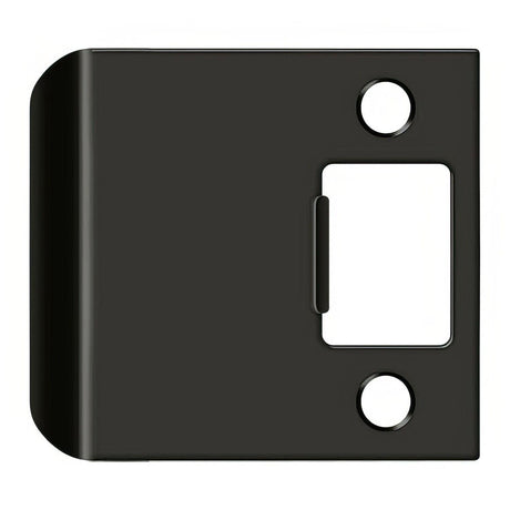 Deltana SPE250U10B SPE250 2-1/2" x 2-1/4" Extended Lip Strike Plate Oil Rubbed Bronze
