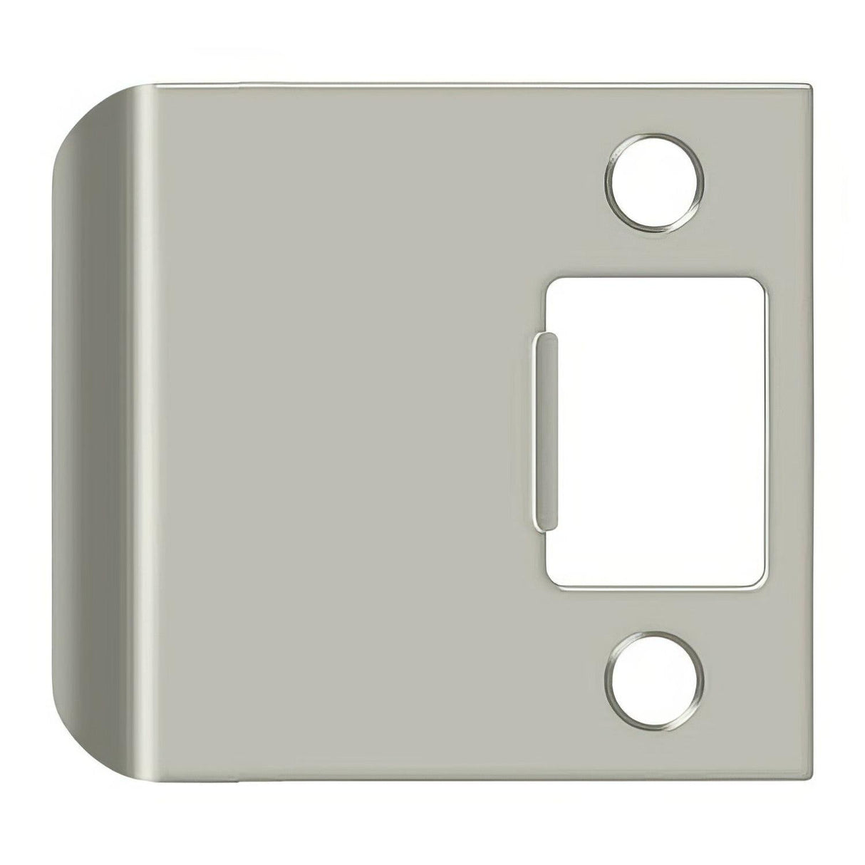 Deltana SPE250U15 SPE250 2-1/2" x 2-1/4" Extended Lip Strike Plate Satin Nickel