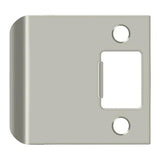 Deltana SPE250U15 SPE250 2-1/2" x 2-1/4" Extended Lip Strike Plate Satin Nickel