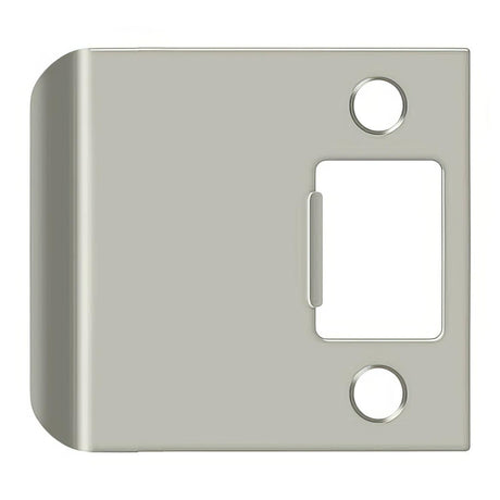 Deltana SPE250U15 SPE250 2-1/2" x 2-1/4" Extended Lip Strike Plate Satin Nickel