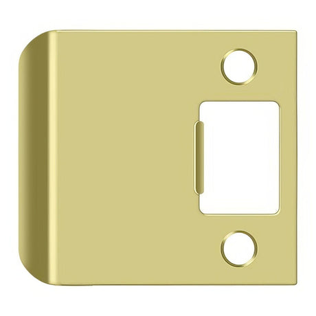 Deltana SPE250U3 SPE250 2-1/2" x 2-1/4" Extended Lip Strike Plate Polished Brass