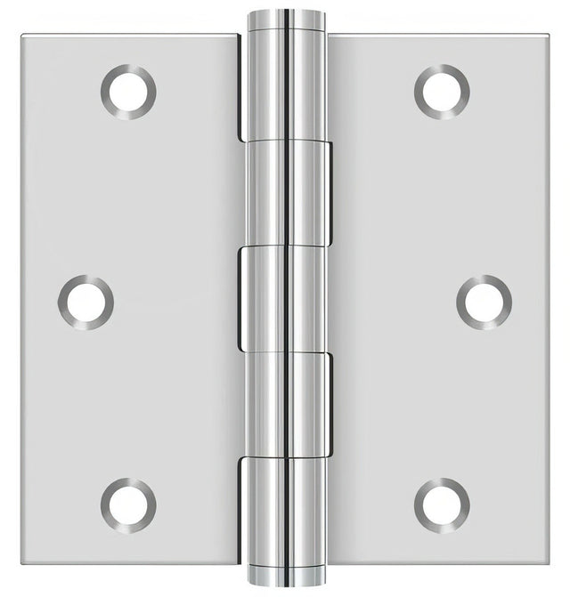 Deltana SS33U32 SS33U 3" x 3" Stainless Steel Square Corner Door Hinge Polished Stainless Steel