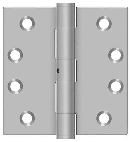 Deltana SS44NU32D 4" x 4" Stainless Steel Square Corner Ball Bearing Door Hinge