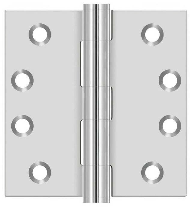 Deltana SS44U32 SS44U 4" x 4" Stainless Steel Square Corner Door Hinge Polished Stainless Steel
