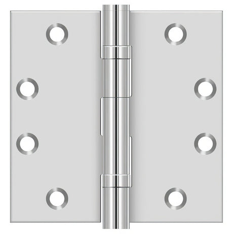 Deltana SS45BU32 SS45BU 4-1/2" x 4-1/2" Stainless Steel Square Corner Door Hinge Polished Stainless Steel