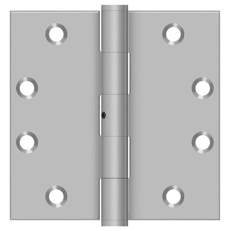 Deltana SS45NU32D 4-1/2" x 4-1/2" Stainless Steel Square Corner Door Hinge