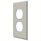 Deltana SWP4752U15 SWP4752 Double Outlet Switch Plates Satin Nickel