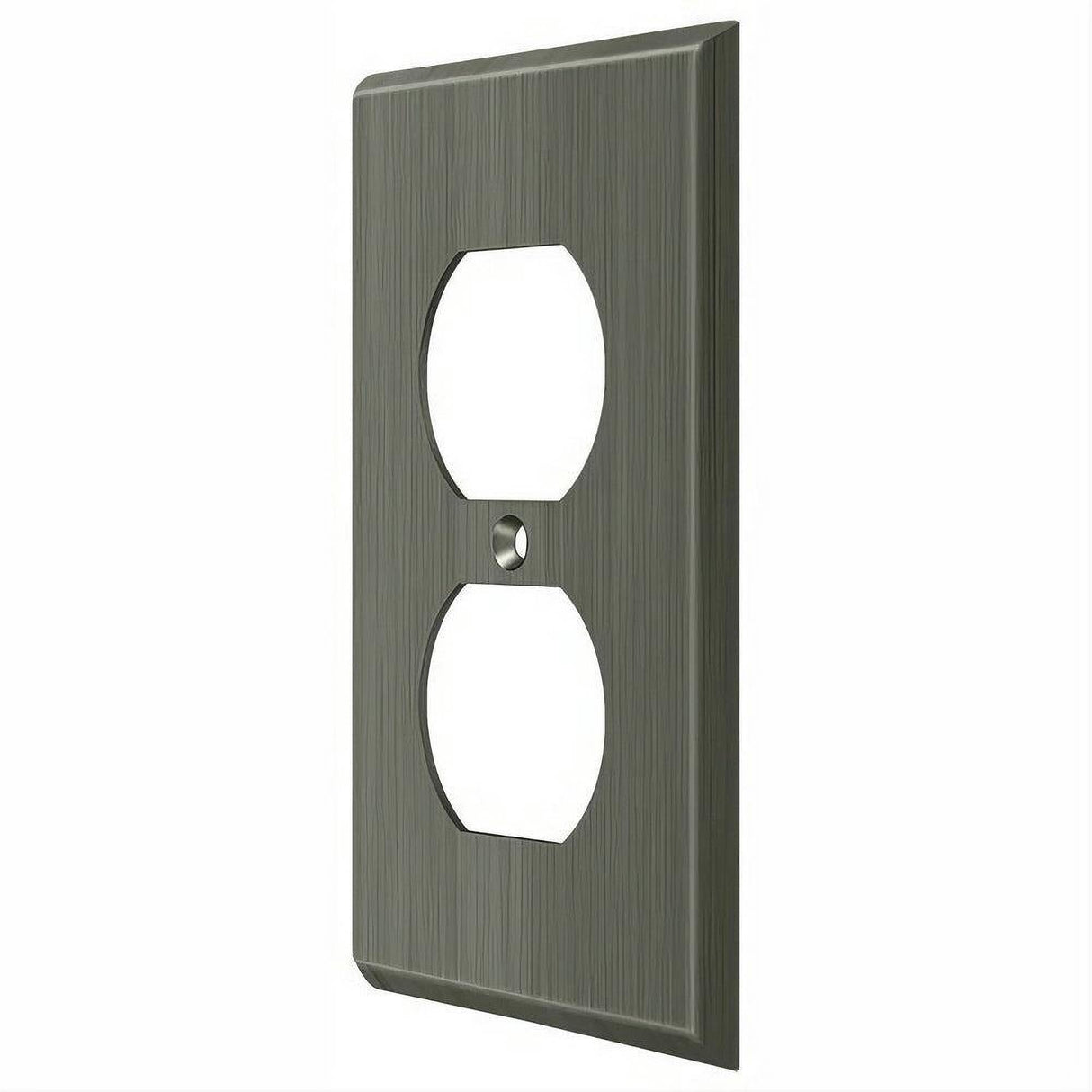 Deltana SWP4752U15A SWP4752 Double Outlet Switch Plates Antique Nickel
