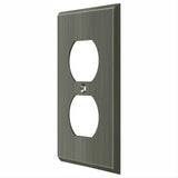 Deltana SWP4752U15A SWP4752 Double Outlet Switch Plates Antique Nickel