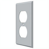 Deltana SWP4752U26D SWP4752 Double Outlet Switch Plates Satin Chrome