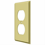 Deltana SWP4752U3 SWP4752 Double Outlet Switch Plates Polished Brass