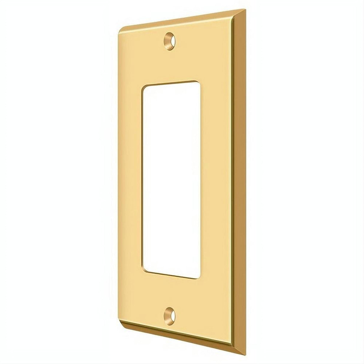 Deltana SWP4754CR003 SWP4754 Single GFI Switch Plates Lifetime Polished Brass