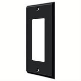 Deltana SWP4754U19 SWP4754 Single GFI Switch Plates Black