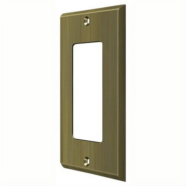 Deltana SWP4754U5 SWP4754 Single GFI Switch Plates Antique Brass