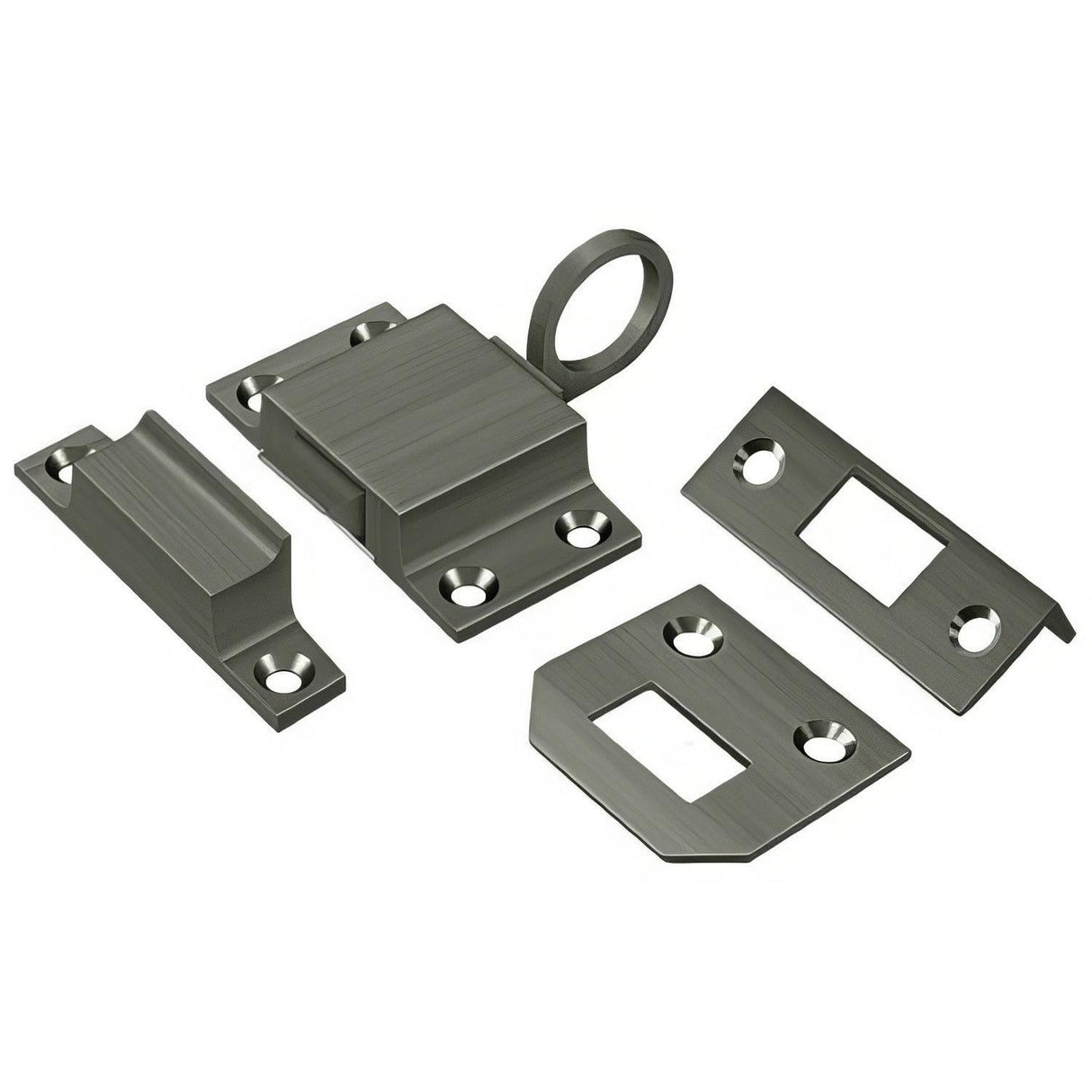 Deltana TC80U15A TC80 Transom Catch for Doors or Small Windows Antique Nickel