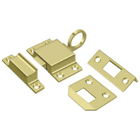 Deltana TC80U3 TC80 Transom Catch for Doors or Small Windows Polished Brass