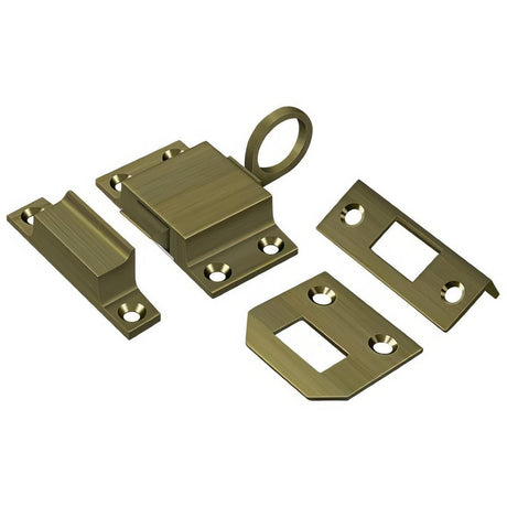 Deltana TC80U5 TC80 Transom Catch for Doors or Small Windows Antique Brass