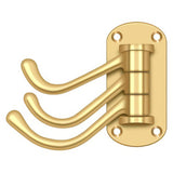 Deltana TSH40CR003 TSH40 HD Triple Swivel Hook Lifetime Polished Brass