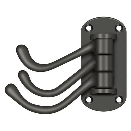 Deltana TSH40U10B TSH40 HD Triple Swivel Hook Oil Rubbed Bronze