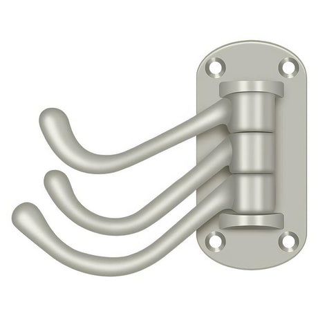 Deltana TSH40U15 TSH40 HD Triple Swivel Hook Satin Nickel