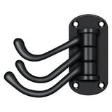 Deltana TSH40U19 TSH40 HD Triple Swivel Hook Paint Black