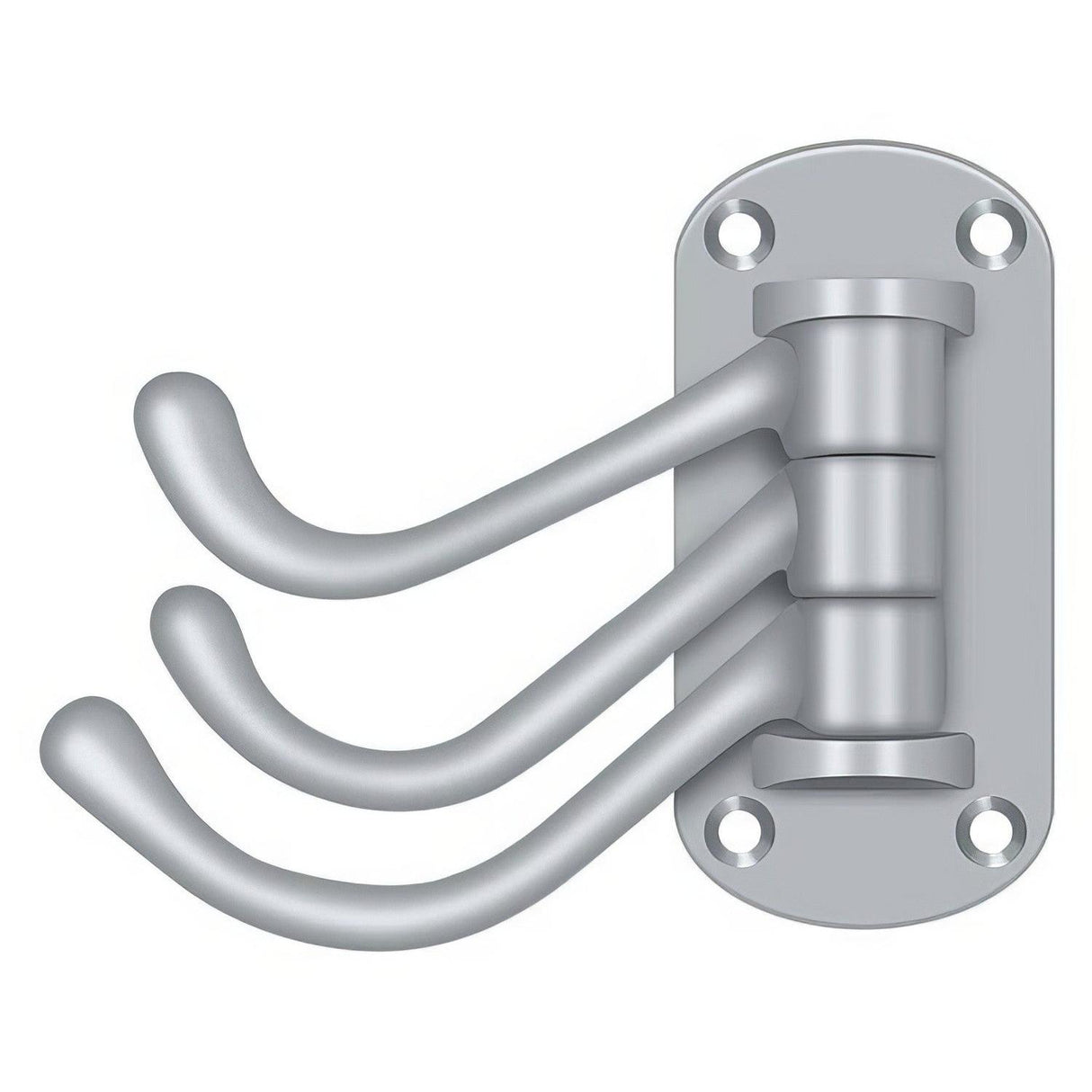 Deltana TSH40U26D TSH40 HD Triple Swivel Hook Brushed Chrome