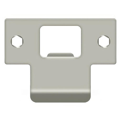 Deltana TSPE200U15 TSPE200 2-3/4" x 2" Extended Lip T-Strike Plate Satin Nickel