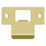 Deltana TSPE200U3 TSPE200 2-3/4" x 2" Extended Lip T-Strike Plate Polished Brass