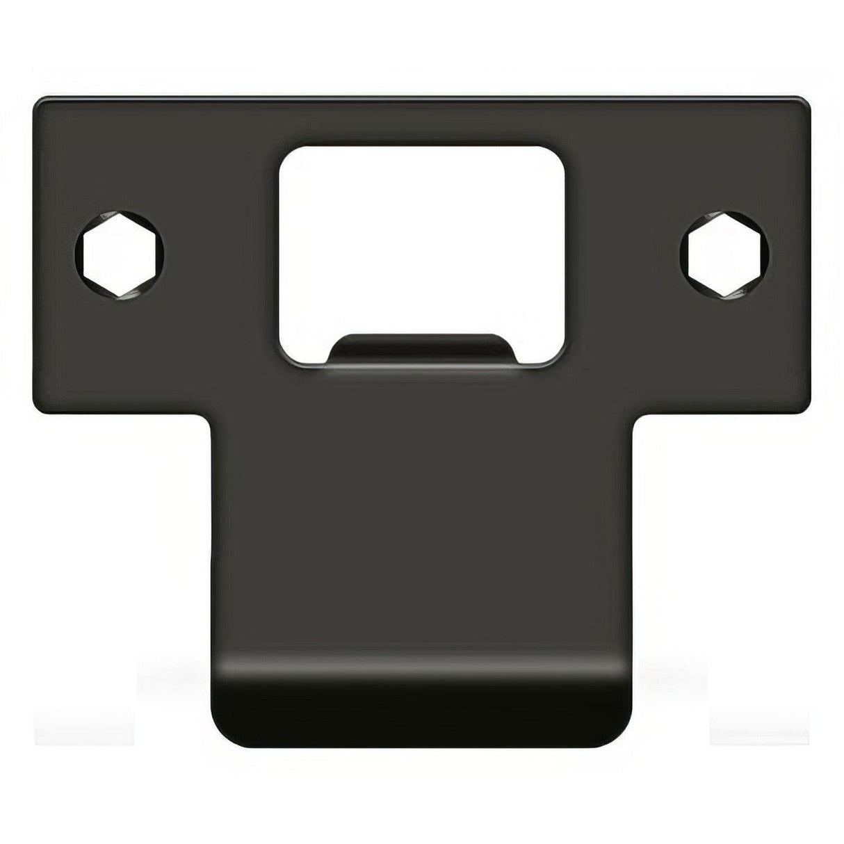 Deltana TSPE225U10B TSPE225 2-3/4" x 2-3/8" Extended Lip T-Strike Plate Oil Rubbed Bronze
