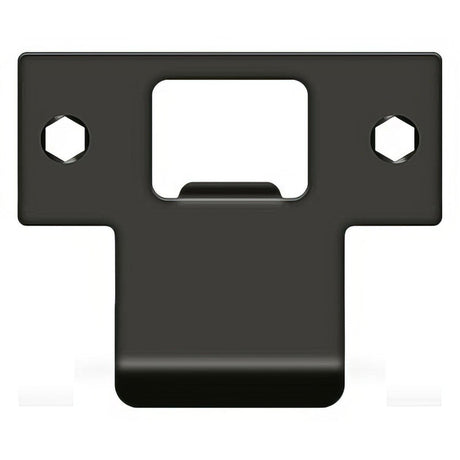 Deltana TSPE225U10B TSPE225 2-3/4" x 2-3/8" Extended Lip T-Strike Plate Oil Rubbed Bronze