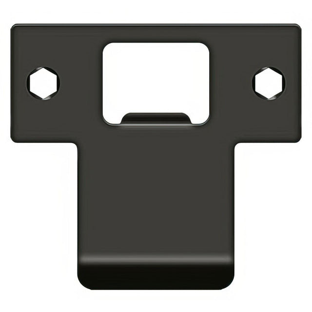 Deltana TSPE250U10B TSPE250 2-3/4" x 2-5/8" Extended Lip T-Strike Plate Oil Rubbed Bronze