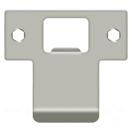 Deltana TSPE250U15 TSPE250 2-3/4" x 2-5/8" Extended Lip T-Strike Plate Satin Nickel
