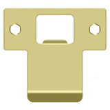 Deltana TSPE250U3 TSPE250 2-3/4" x 2-5/8" Extended Lip T-Strike Plate Polished Brass