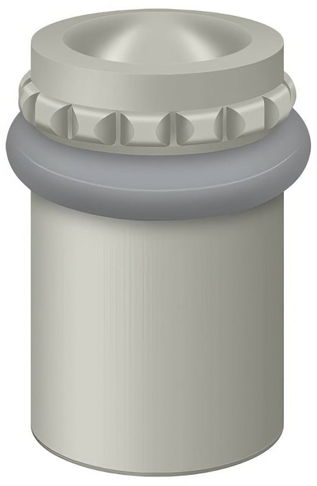 Deltana UFBP5000U15 UFBP5000 2-1/8" Height Round Universal Floor Bumper Pattern Cap Brushed Nickel