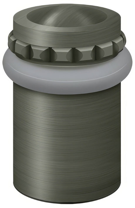 Deltana UFBP5000U15A UFBP5000 2-1/8" Height Round Universal Floor Bumper Pattern Cap Antique Nickel
