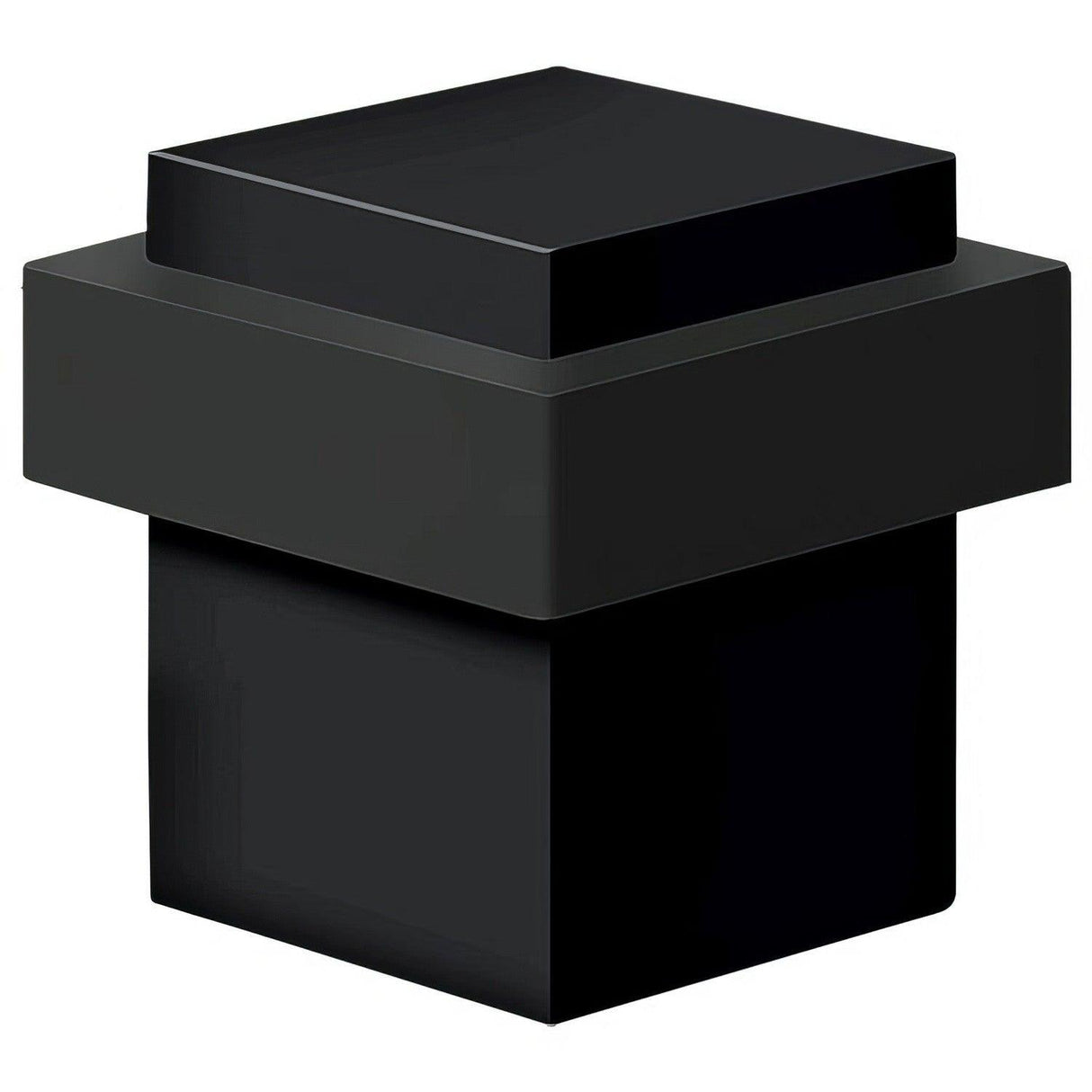 Deltana UFBS138U19 UFBS138 1-3/8" Square Universal Door Stop Paint Black