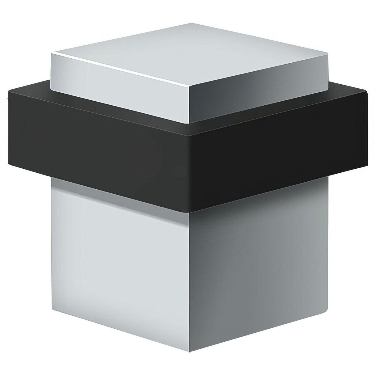 Deltana UFBS138U26 UFBS138 1-3/8" Square Universal Door Stop Polished Chrome