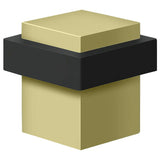 Deltana UFBS138U3-UNL UFBS138 1-3/8" Square Universal Door Stop Unlacquered Brass