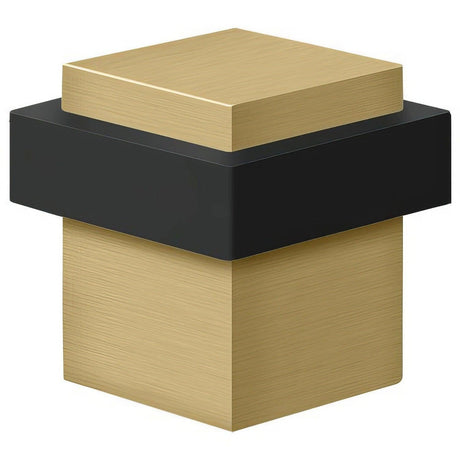 Deltana UFBS138U4 UFBS138 1-3/8" Square Universal Door Stop Brushed Brass