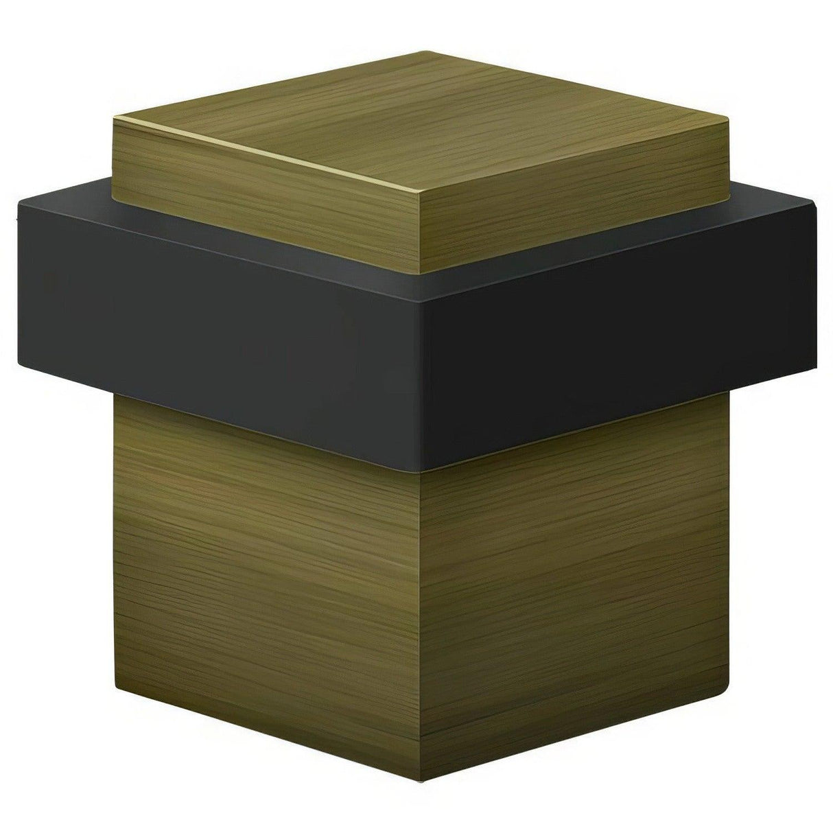 Deltana UFBS138U5 UFBS138 1-3/8" Square Universal Door Stop Antique Brass